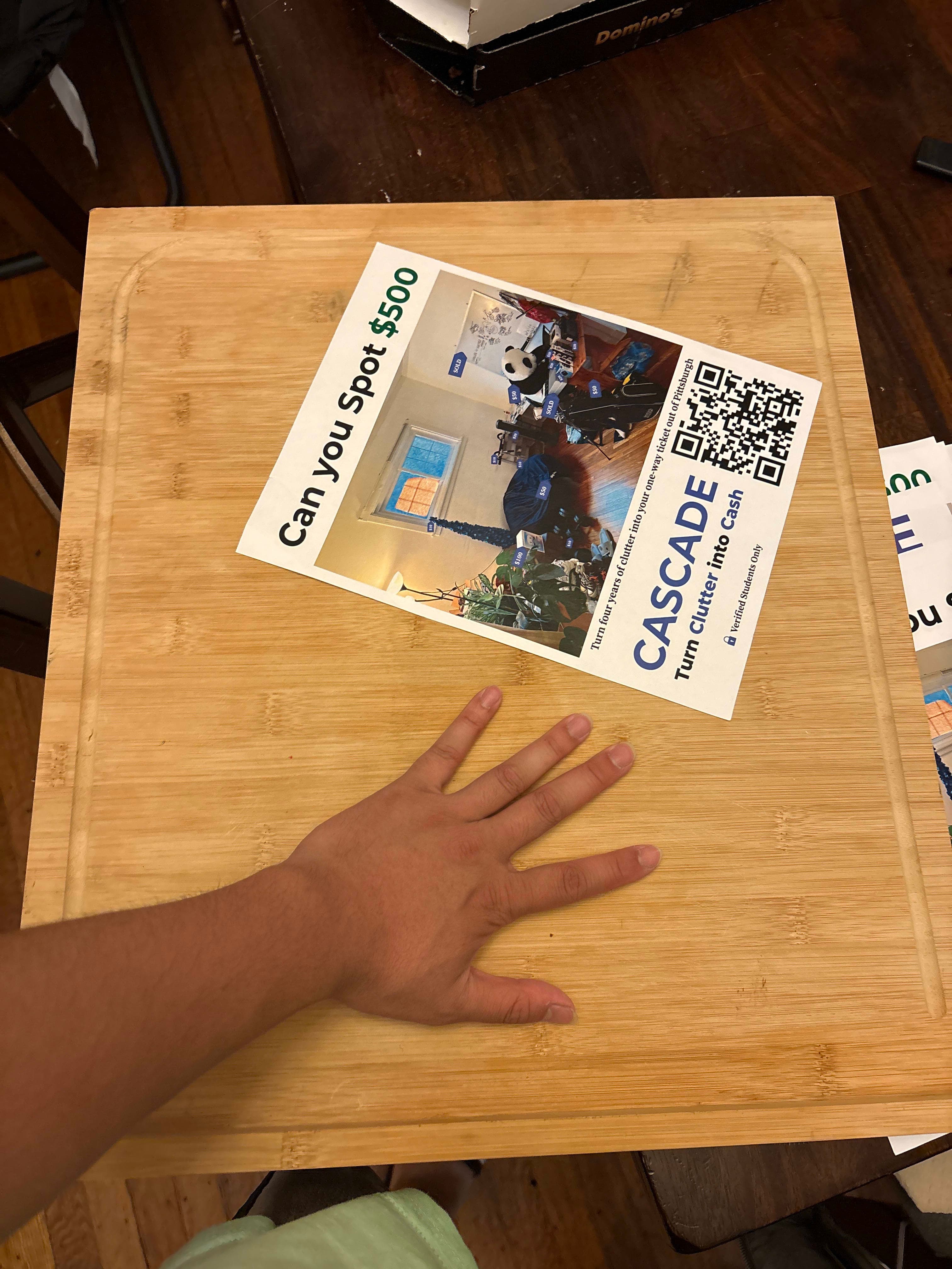 Massive wooden cutting board from ikea - Image 1